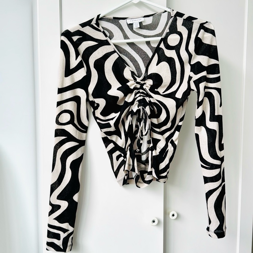 Top shop Swirly Y2K Blouse